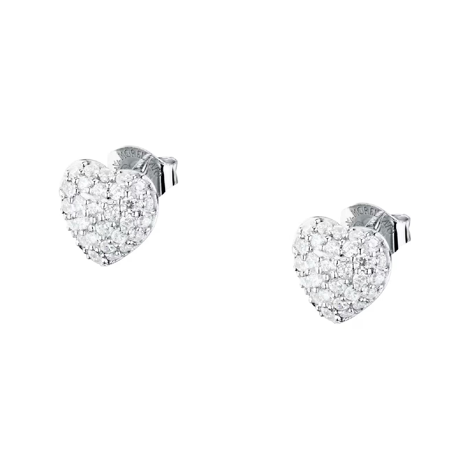 Orecchini a lobo Morellato in argento a forma di cuore MISURA UNICA