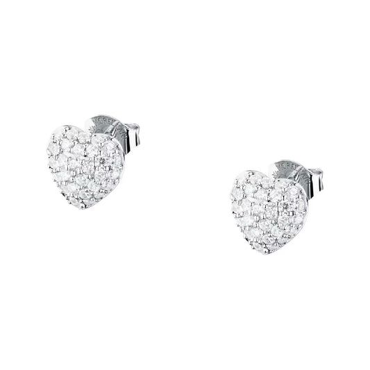 Orecchini a lobo Morellato in argento a forma di cuore MISURA UNICA