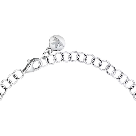 Bracciale catena Morellato in argento a forma di cuore 16 cm