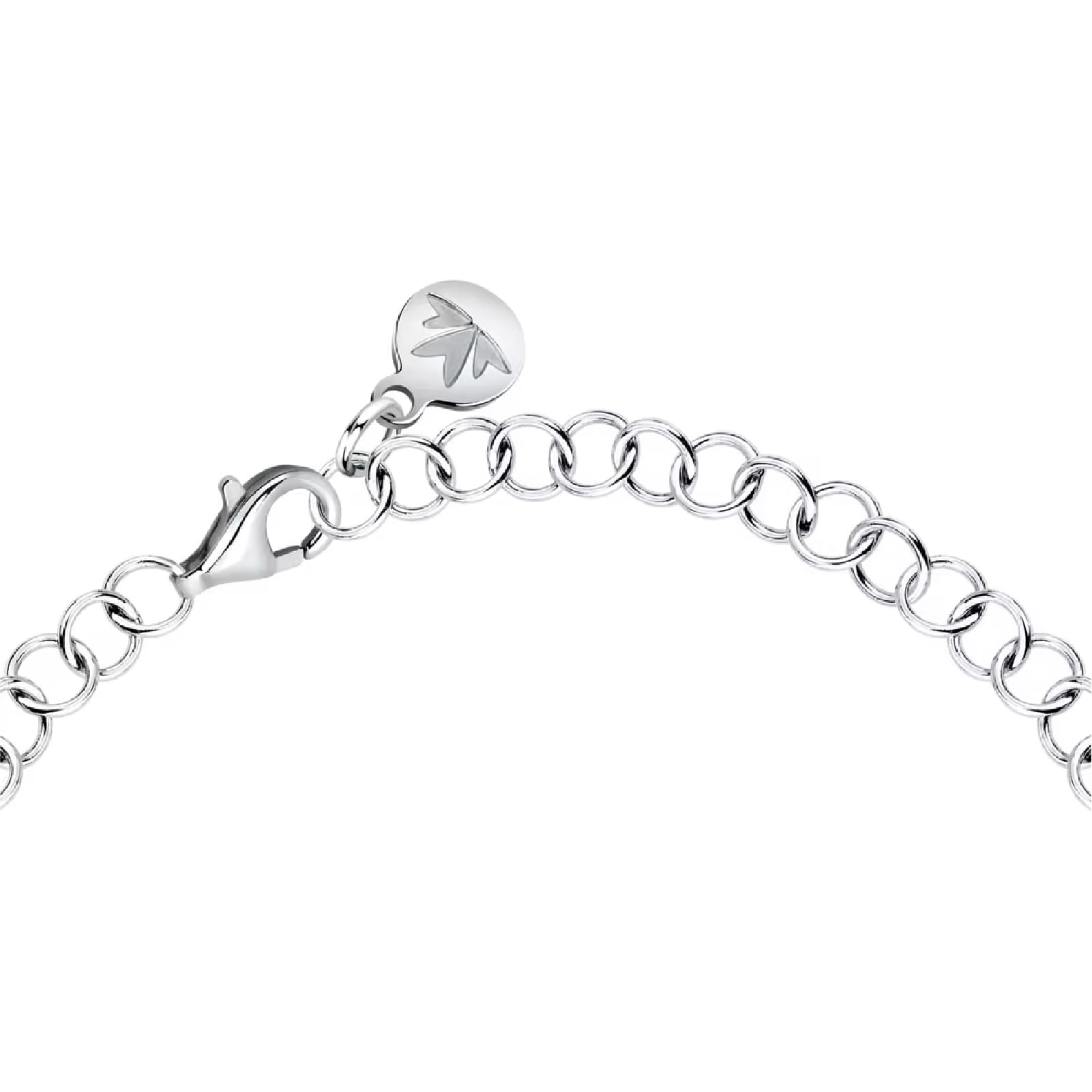 Bracciale catena Morellato in argento a forma di cuore 16 cm