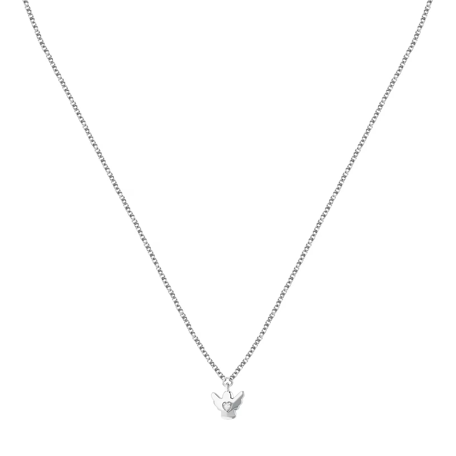 Collana girocollo Morellato Dono argento 925 pendente angelo MISURA UNICA
