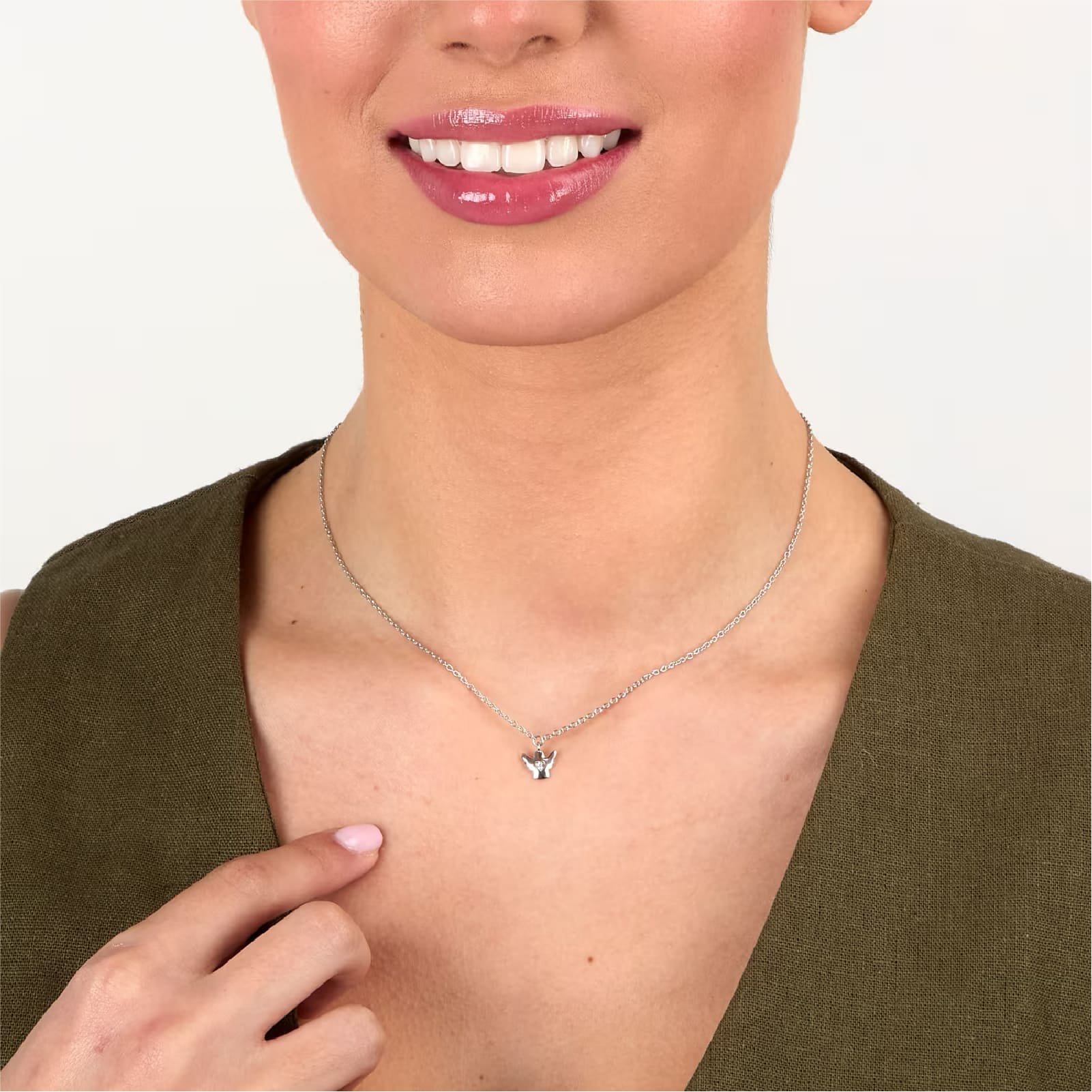 Collana girocollo Morellato Dono argento 925 pendente angelo MISURA UNICA