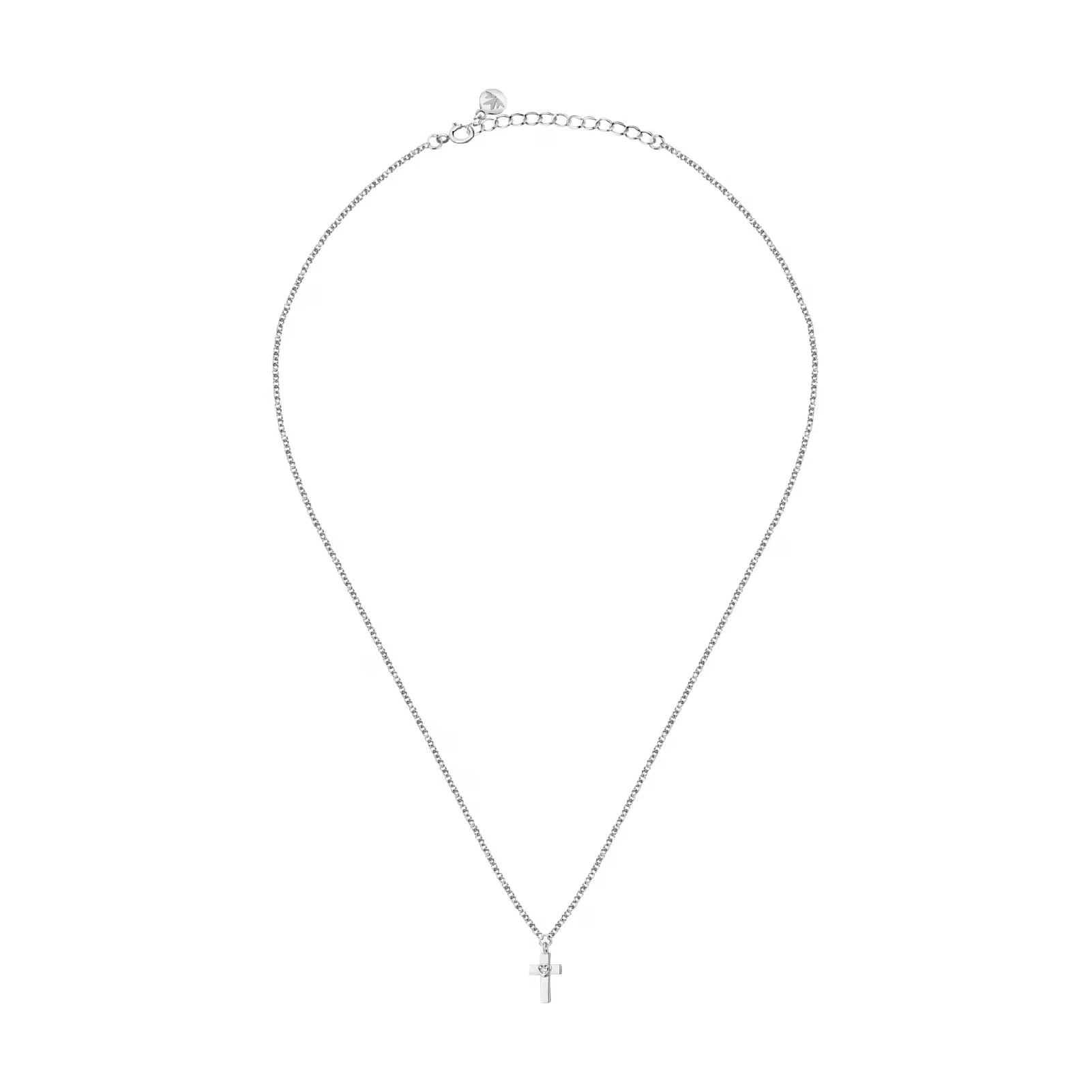 Collana girocollo Morellato Dono argento 925 pendente croce MISURA UNICA