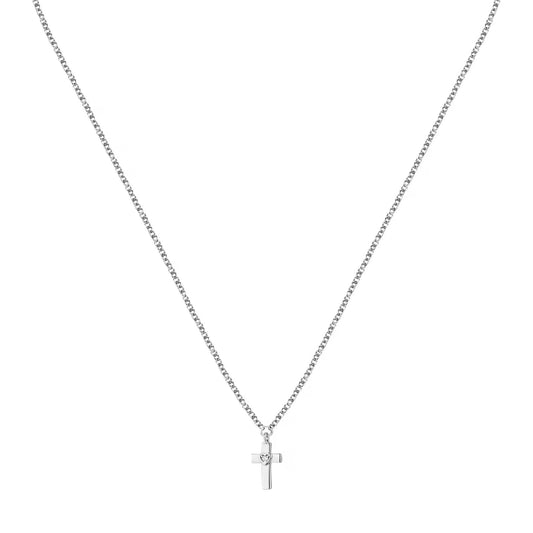 Collana girocollo Morellato Dono argento 925 pendente croce MISURA UNICA