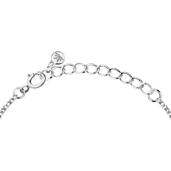Bracciale catena Morellato Dono acciaio e quadrifoglio 17 cm