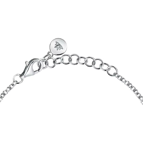 Bracciale catena Morellato Venezia argento e due pietre blu 19 cm