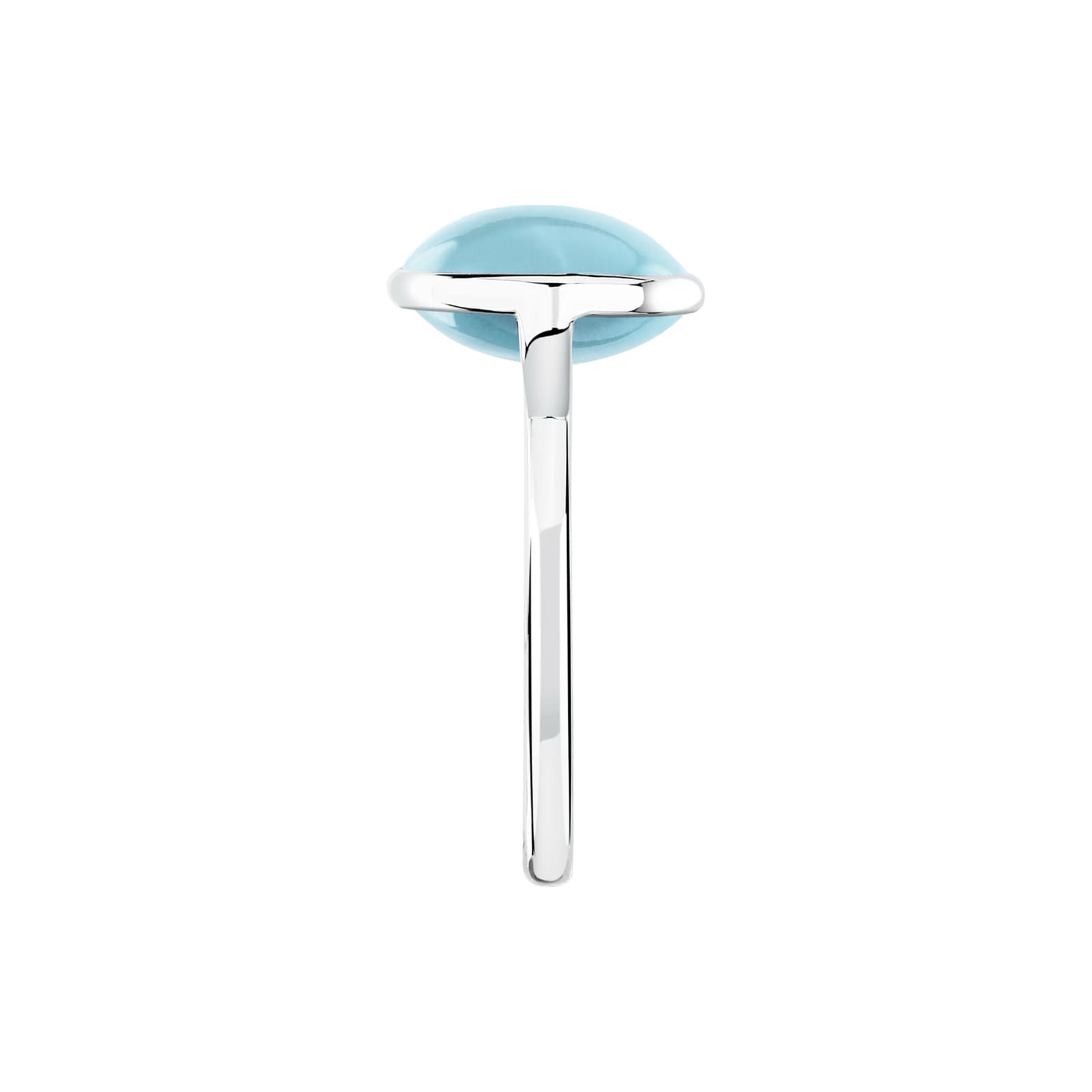 Anello Morellato Venezia argento con pietra azzurra centrale 14