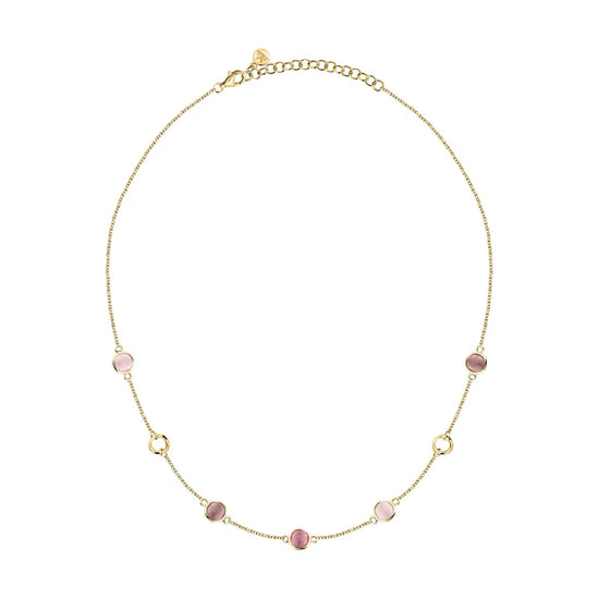 Collana Morellato Venezia argento placcato oro 18kt e pietre MISURA UNICA