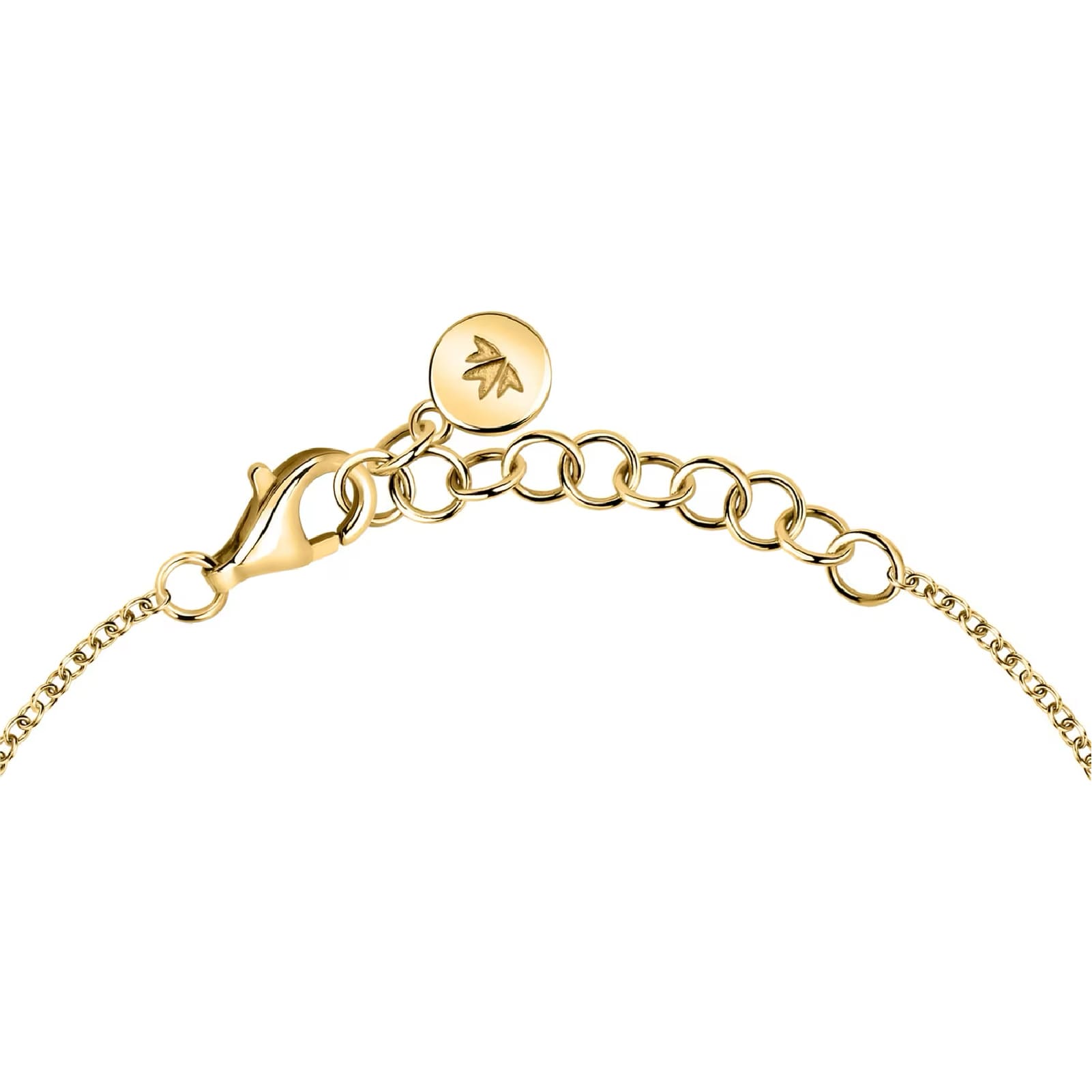 Bracciale Morellato Venezia argento placcato oro pietre beige 19 cm