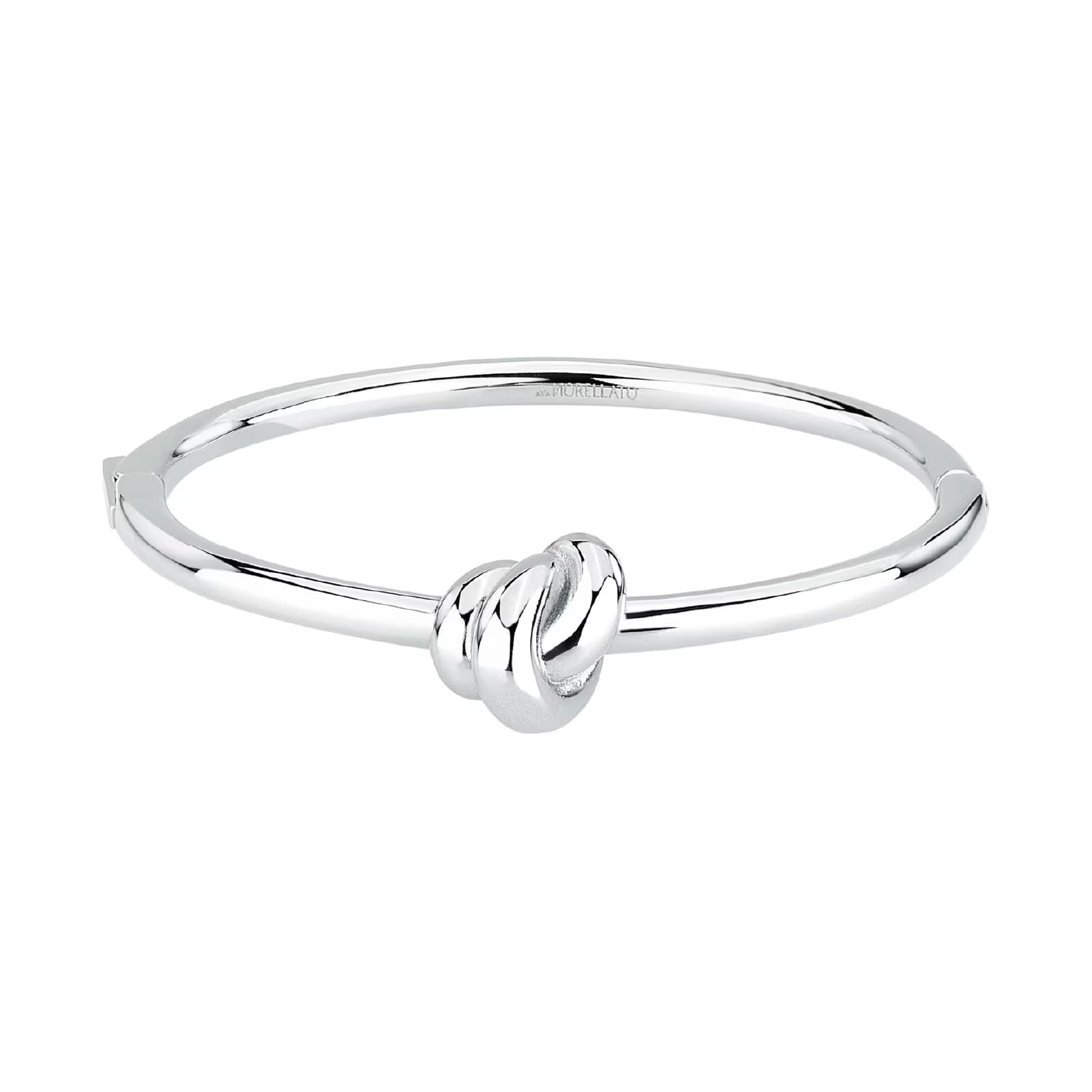Bracciale rigido Morellato Legame in acciaio con nodo da donna 5,6 cm x 4,6 cm
