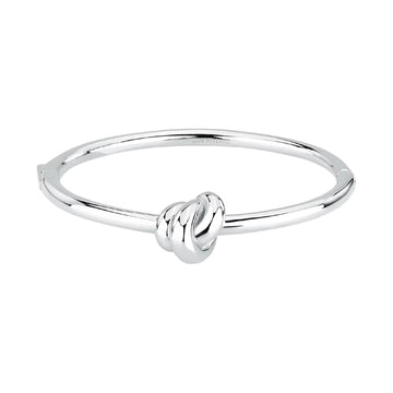 Bracciale rigido Morellato Legame in acciaio con nodo da donna 5,6 cm x 4,6 cm