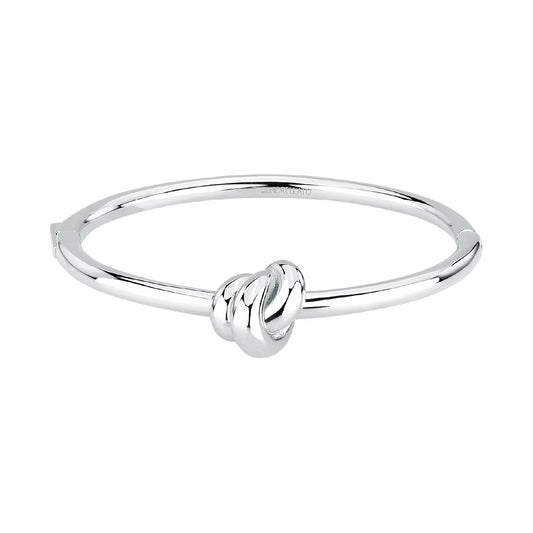 Bracciale rigido Morellato Legame in acciaio con nodo da donna 5,6 cm x 4,6 cm