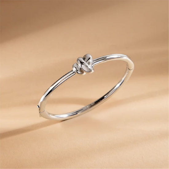 Bracciale rigido Morellato Legame in acciaio con nodo da donna 5,6 cm x 4,6 cm