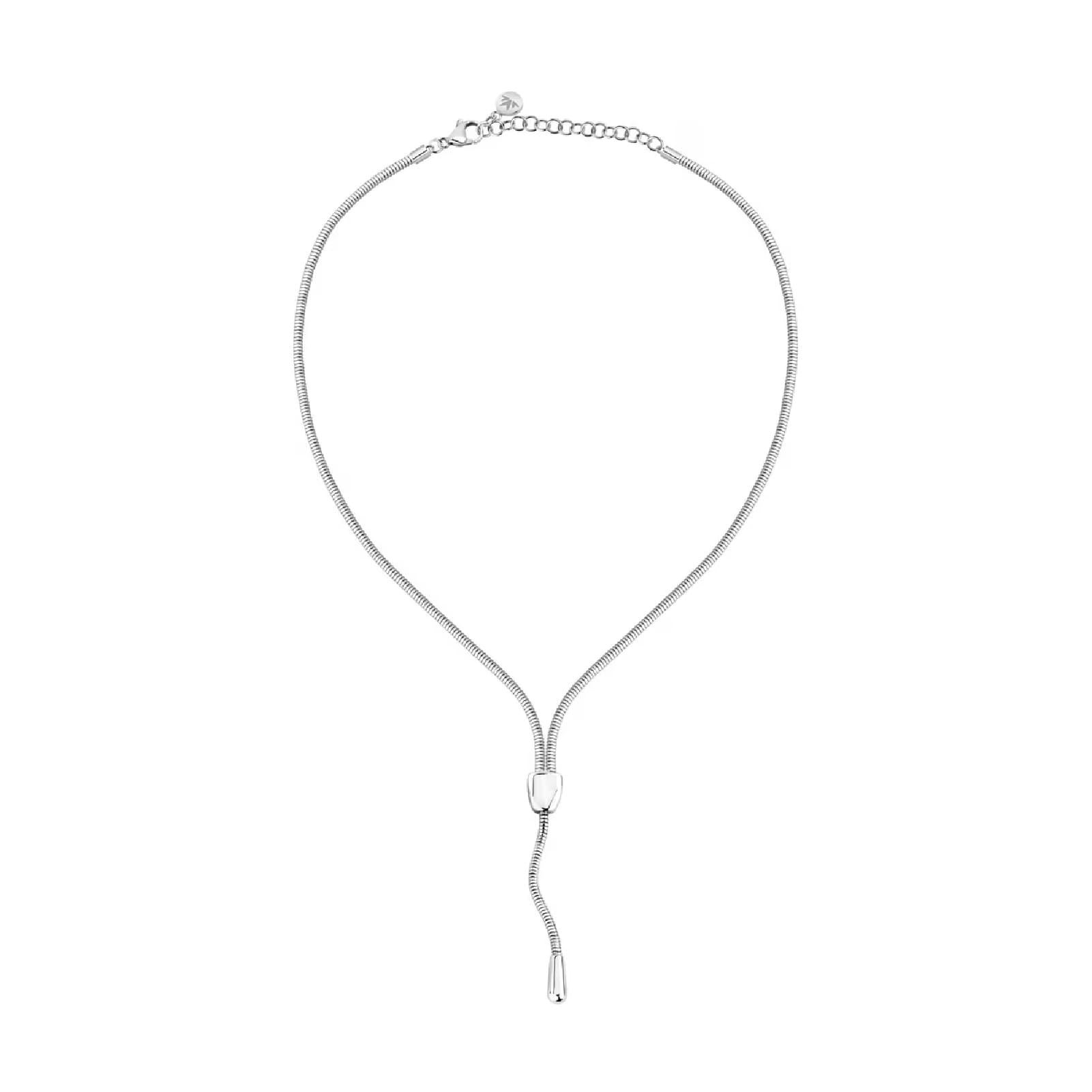 Collana girocollo Morellato Onda acciaio con pendente ovale MISURA UNICA