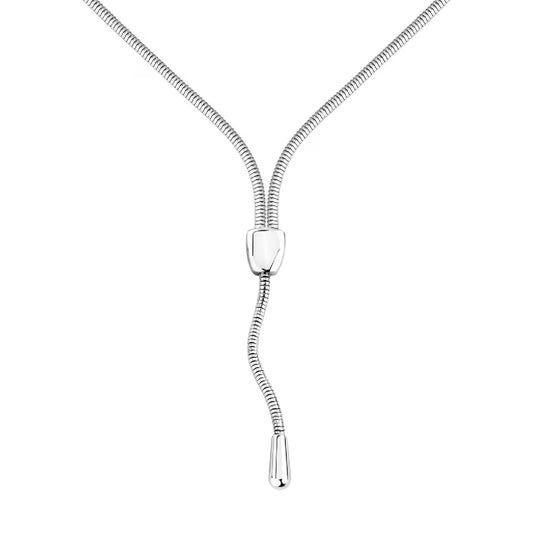 Collana girocollo Morellato Onda acciaio con pendente ovale MISURA UNICA