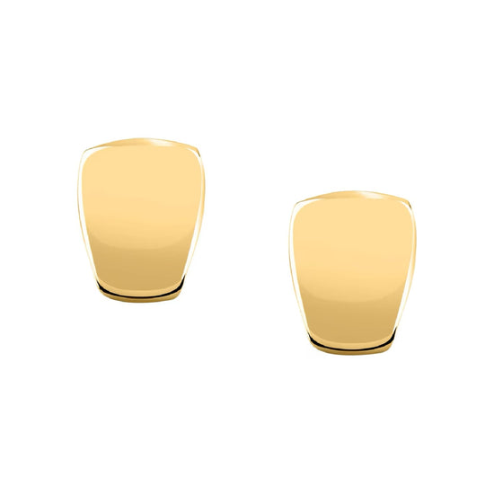 Orecchini a lobo Morellato Onda acciaio pvd oro design bombato MISURA UNICA