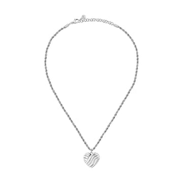 Collana girocollo Morellato in acciaio con cuore ondulato MISURA UNICA