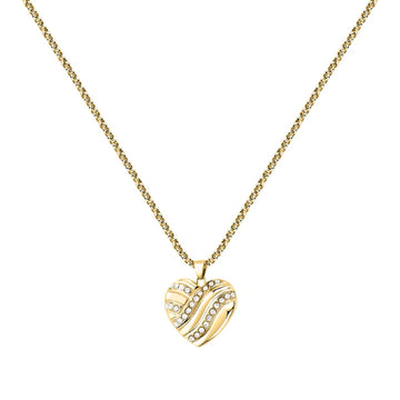 Collana girocollo Morellato in acciaio dorato con cuore MISURA UNICA