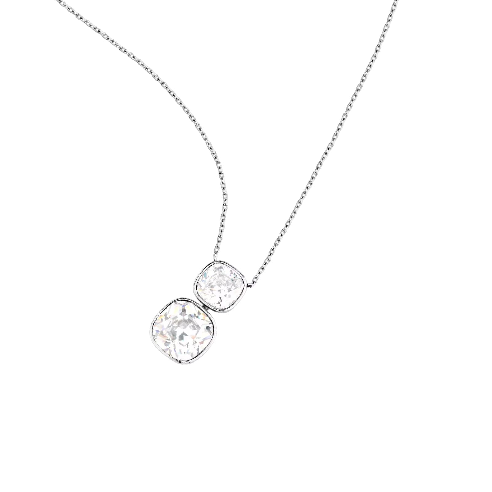 Collana con pendente Morellato Cristalli acciaio e zirconi MISURA UNICA