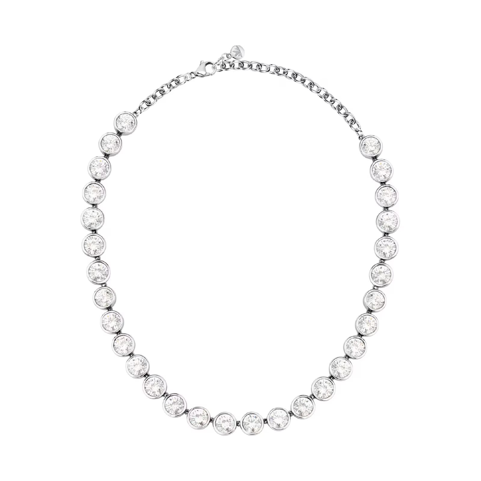 Collana girocollo Morellato Cristalli in acciaio e zirconi MISURA UNICA
