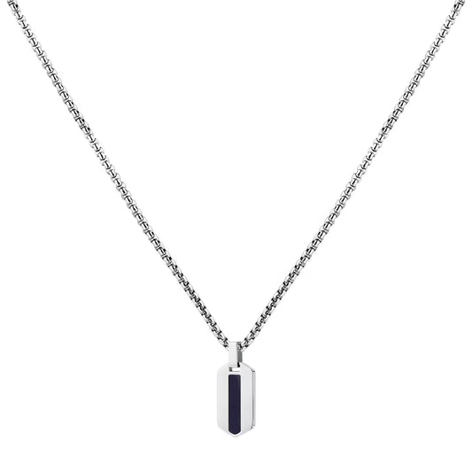 Collana con pendente Morellato Terra acciaio e occhio tigre MISURA UNICA