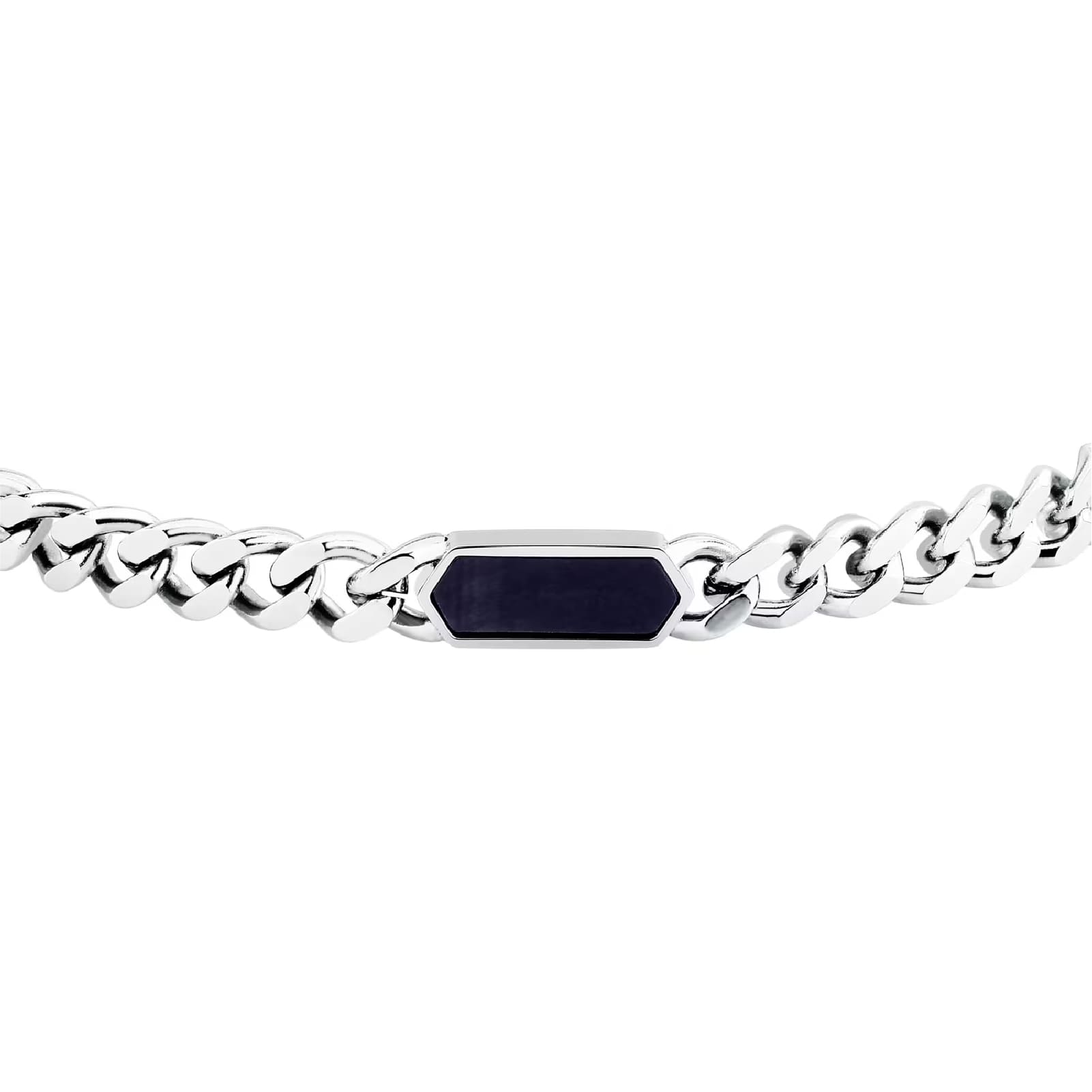 Bracciale catena Morellato Terra in acciaio e occhio tigre 21,5 cm