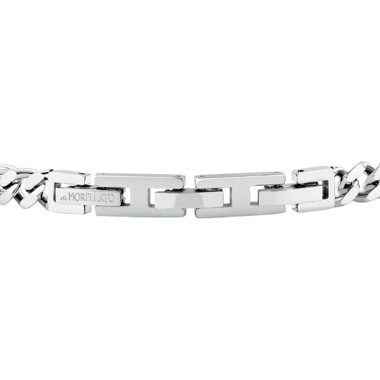Bracciale catena Morellato Terra in acciaio e occhio tigre 21,5 cm