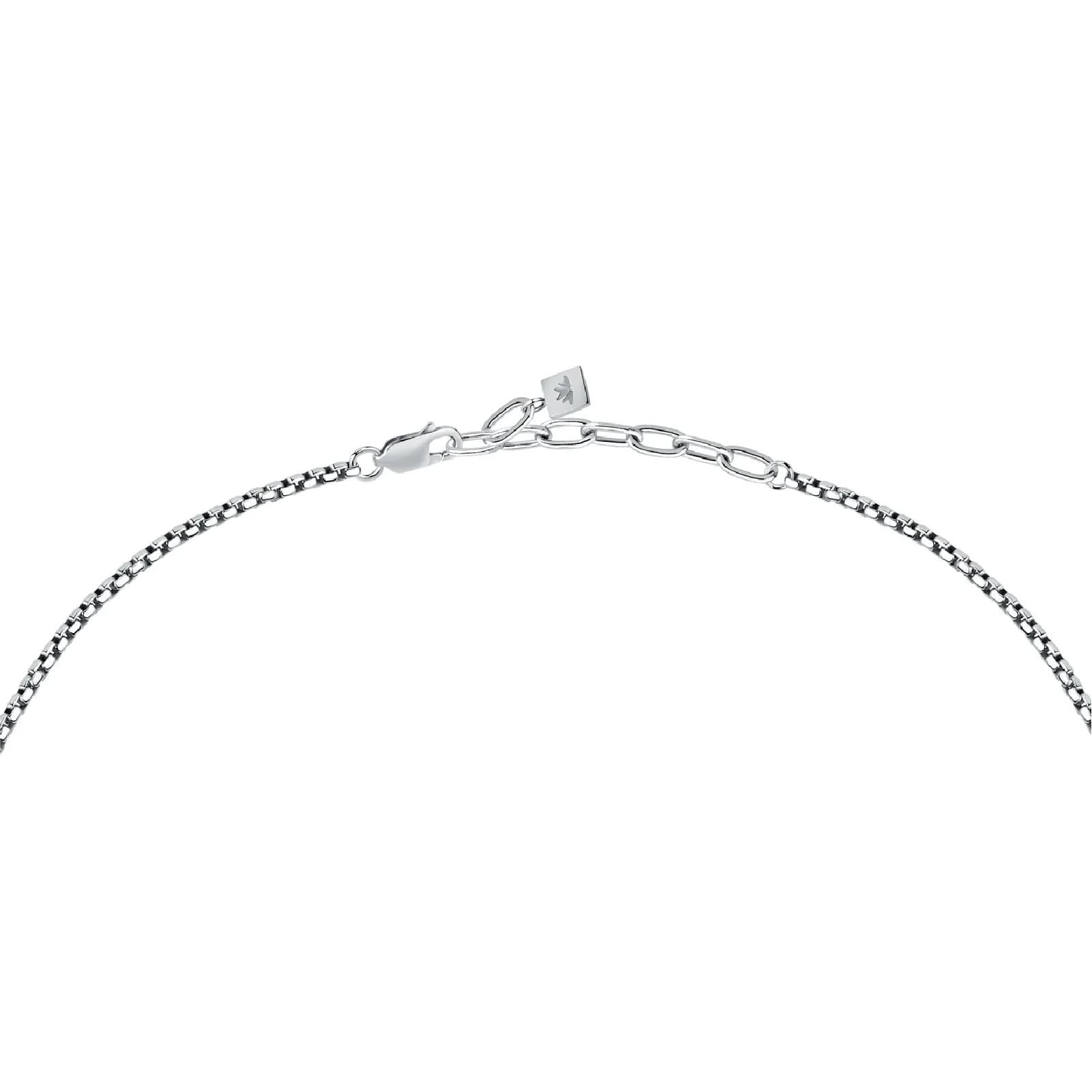 Collana con pendente Morellato Amuleti in acciaio con lupo MISURA UNICA