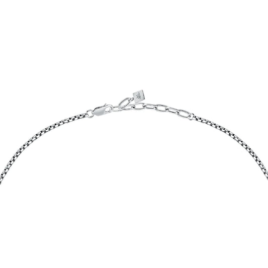 Collana con pendente Morellato Amuleti in acciaio con lupo MISURA UNICA