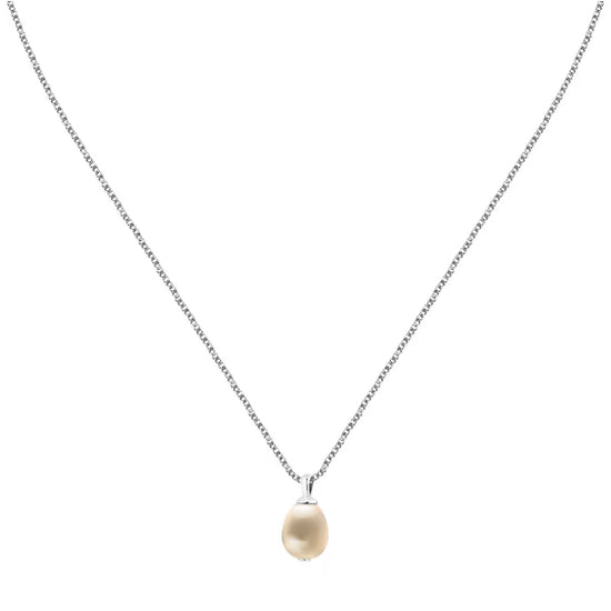 Collana Morellato in argento con perla bianca pendente MISURA UNICA