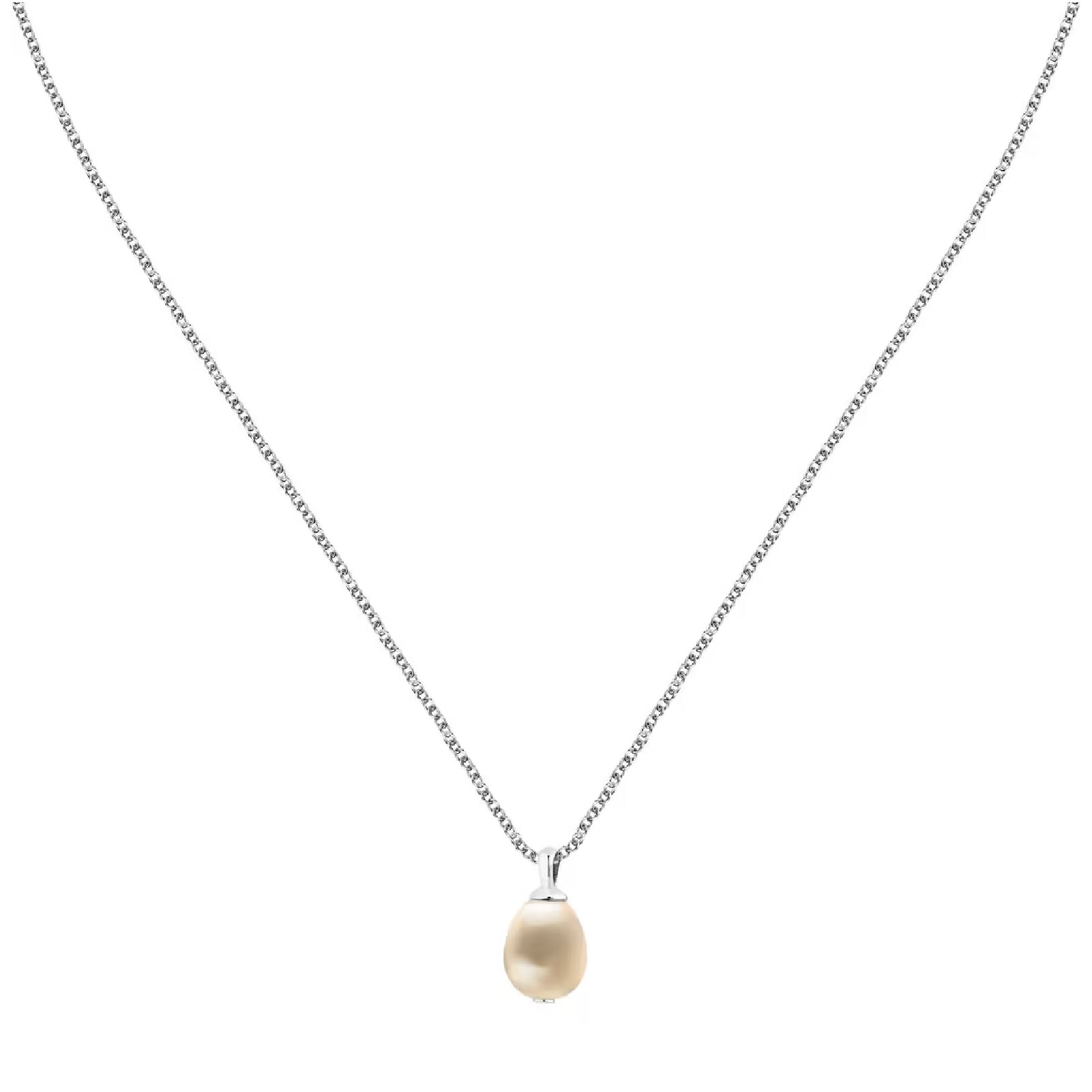 Collana Morellato in argento con perla bianca pendente MISURA UNICA