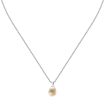 Collana Morellato in argento con perla bianca pendente MISURA UNICA