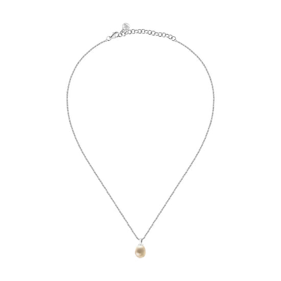 Collana Morellato in argento con perla bianca pendente MISURA UNICA