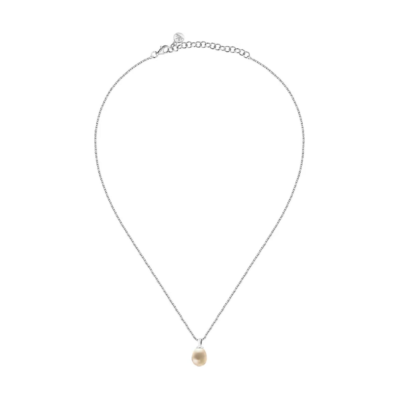 Collana Morellato in argento con perla bianca pendente MISURA UNICA