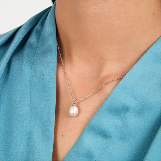 Collana Morellato in argento con perla bianca pendente MISURA UNICA