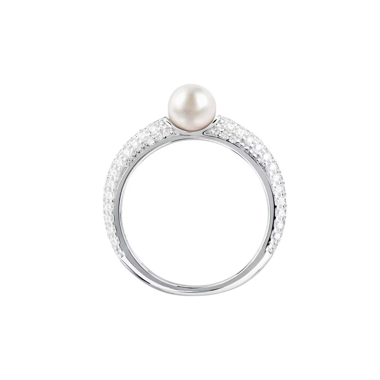 Anello da donna Morellato in argento con perla e zirconi 12