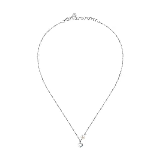 Collana donna Morellato in argento con perla e zircone MISURA UNICA