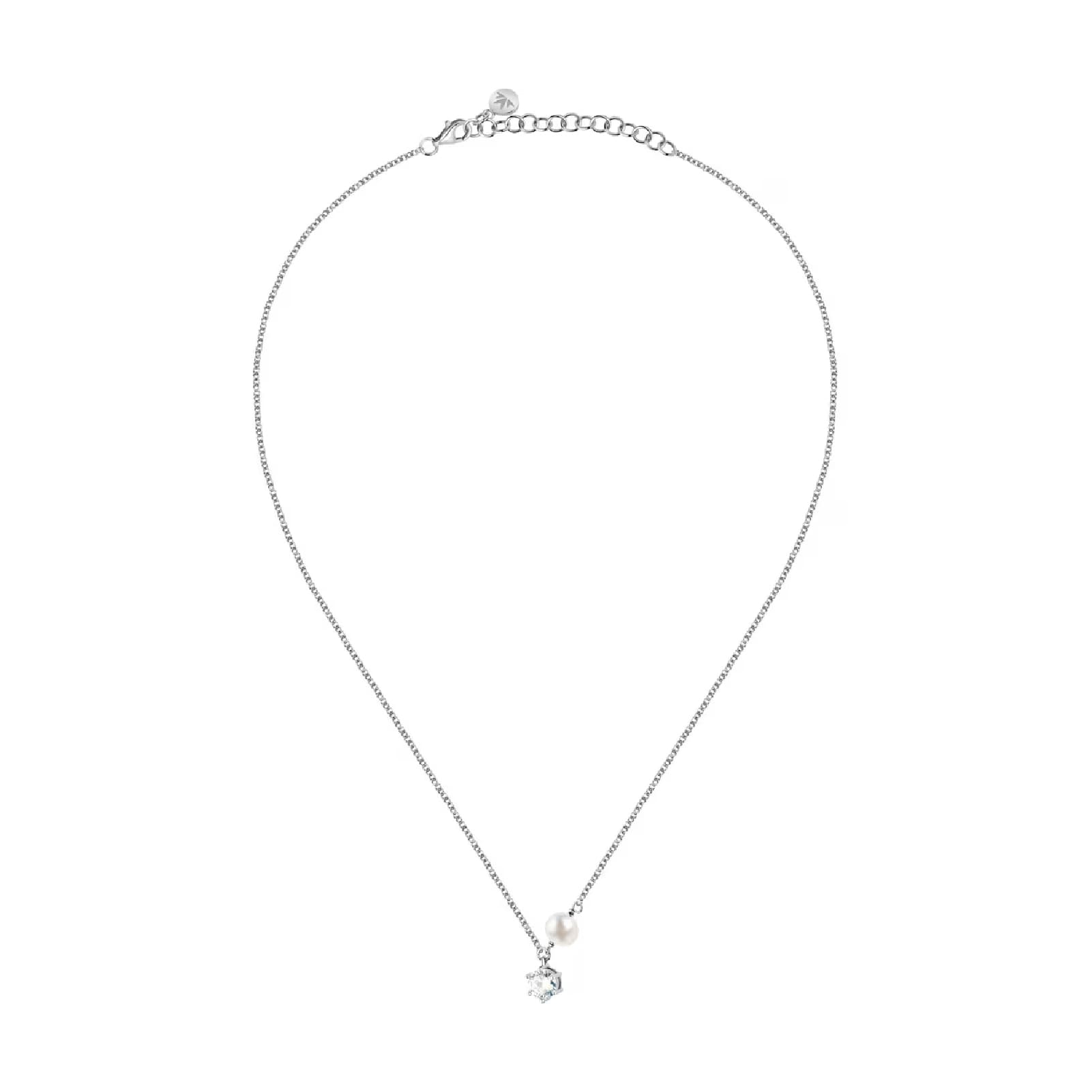 Collana donna Morellato in argento con perla e zircone MISURA UNICA