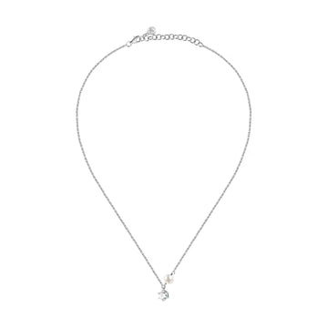 Collana donna Morellato in argento con perla e zircone MISURA UNICA