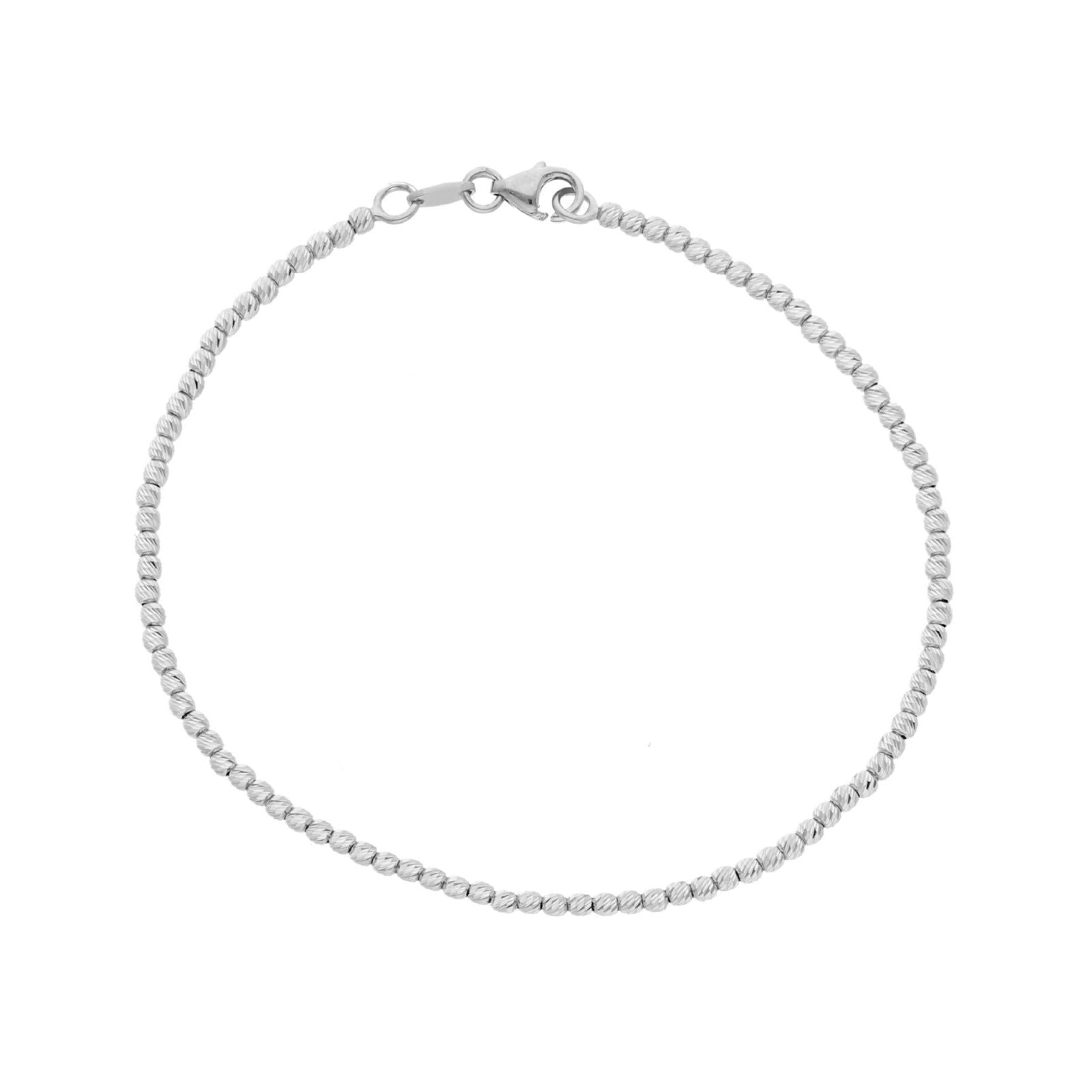 Bracciale donna JOY Gioielli in oro bianco e sfere diamantate MPC150BB18-1