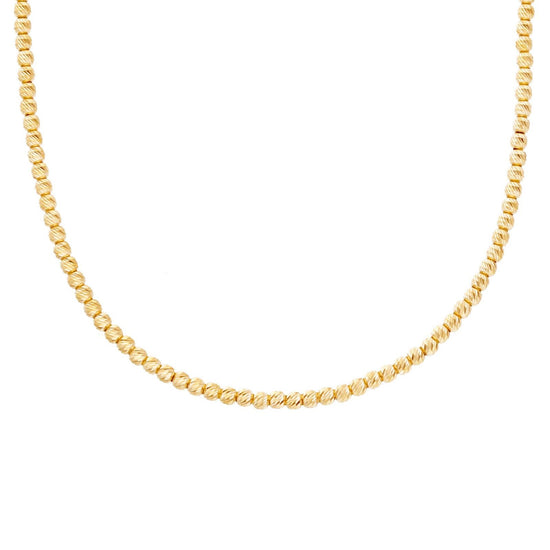 Collana donna JOY Gioielli in oro giallo sfere diamantate MPC150GG40-1