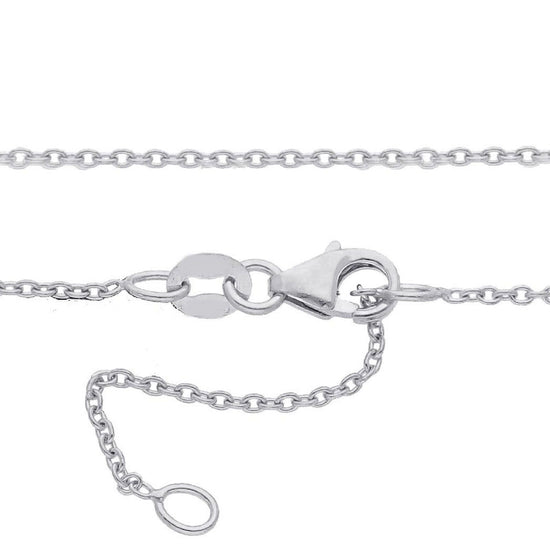 Collana catena donna JOY Gioielli in oro bianco catena rolò 40 cm MRB030BB40-2