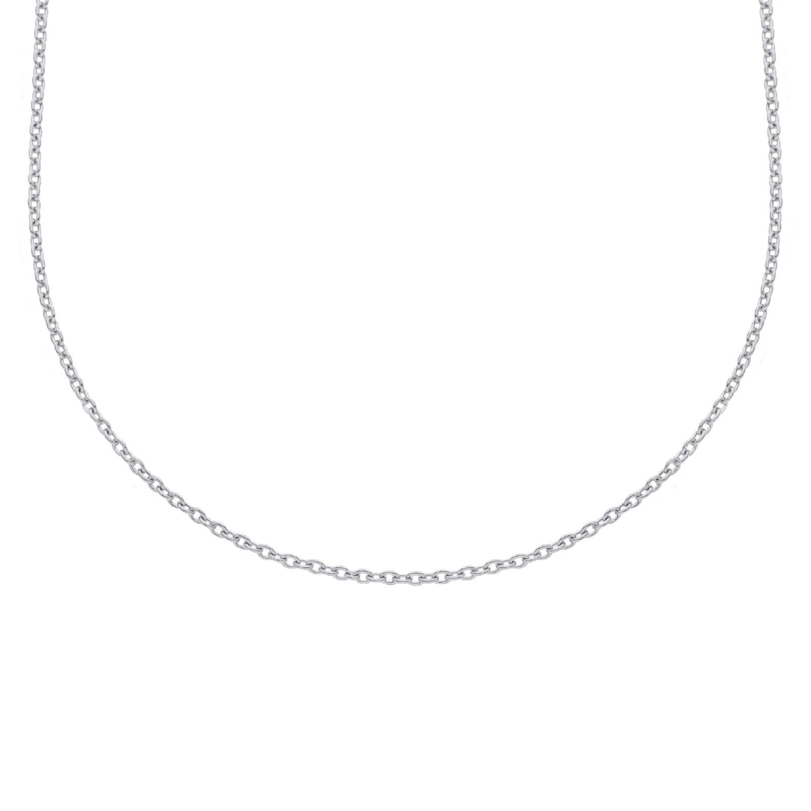 Collana unisex JOY Gioielli Oro in oro bianco con catena classica MRB030BB45-1