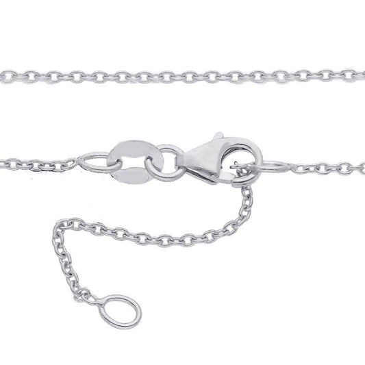 Collana unisex JOY Gioielli Oro in oro bianco con catena classica MRB030BB45-2
