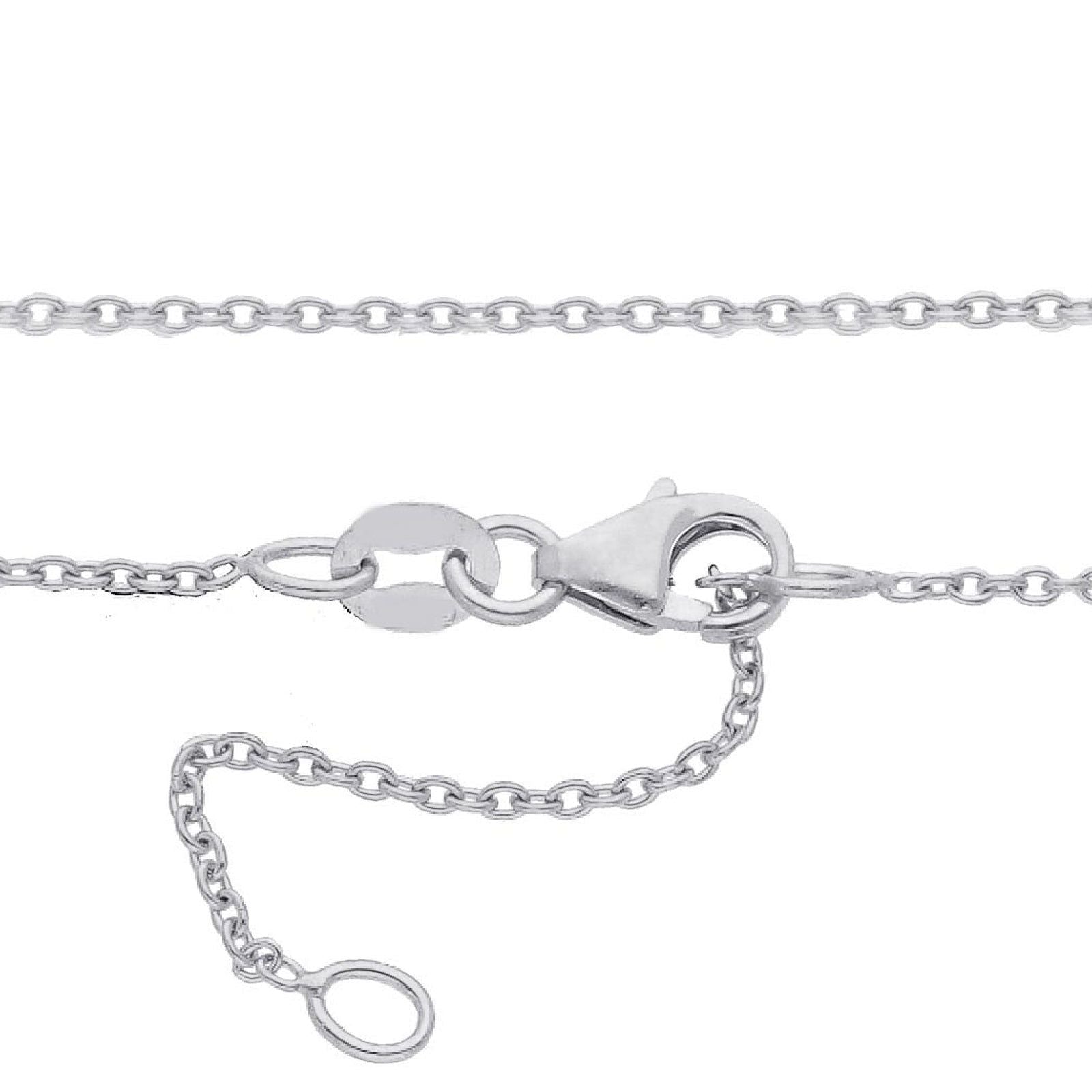 Collana catena donna JOY Gioielli in oro bianco catena rolò 50 cm MRB030BB50-2