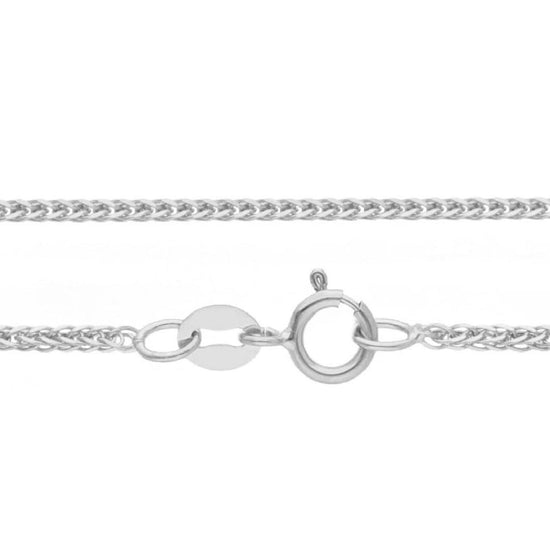 Collana unisex JOY Gioielli Oro in oro bianco con maglie intrecciate MSB025BB45-2