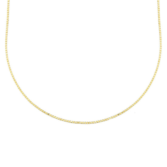 Collana donna JOY Gioielli in oro giallo maglie quadrate 45 cm MVA045GG45-1