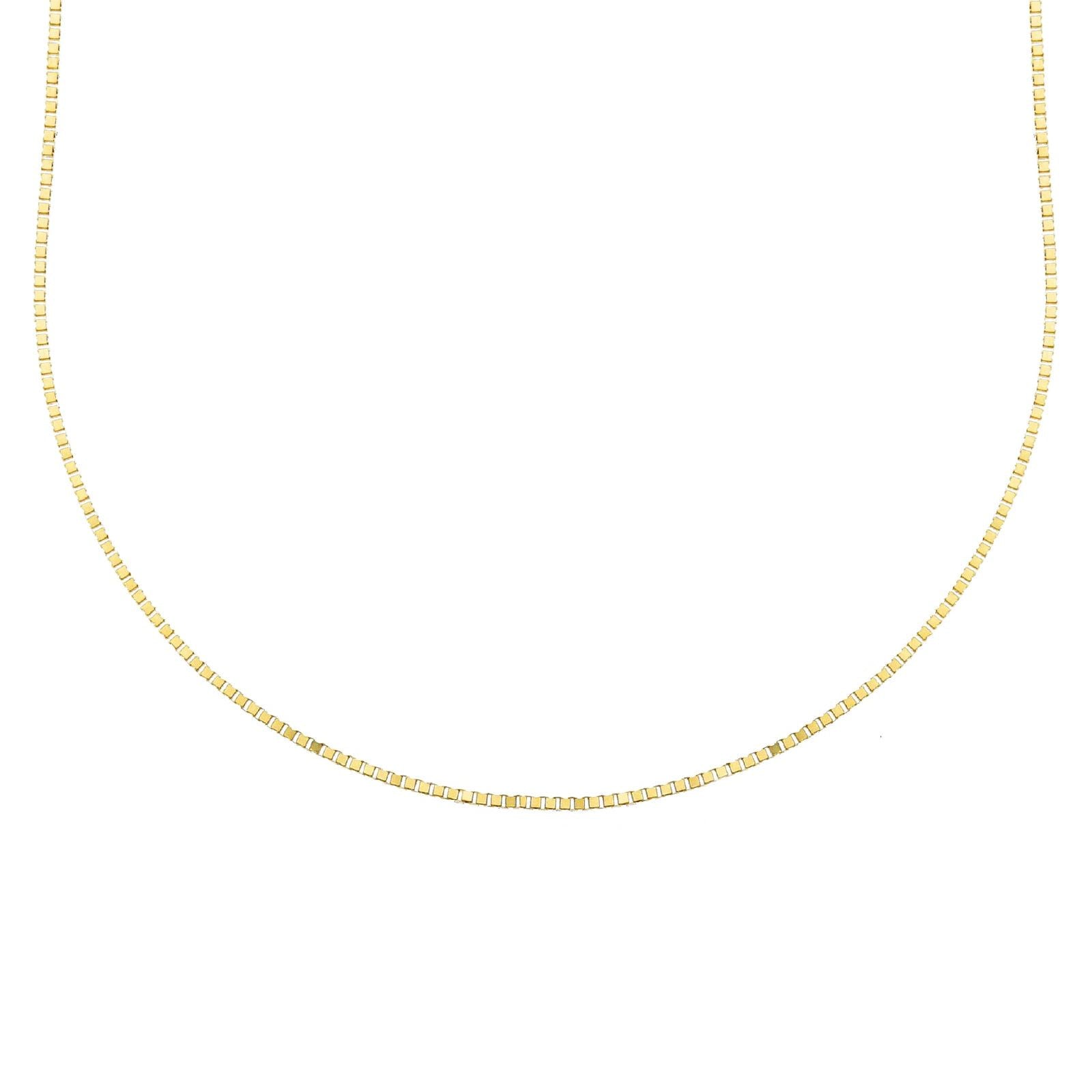 Collana donna JOY Gioielli in oro giallo maglie quadrate 45 cm MVA045GG45-1