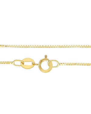 Collana girocollo da donna della collezione JOY Gioielli in oro giallo 18 kt con maglie quadrate MVA045GG45