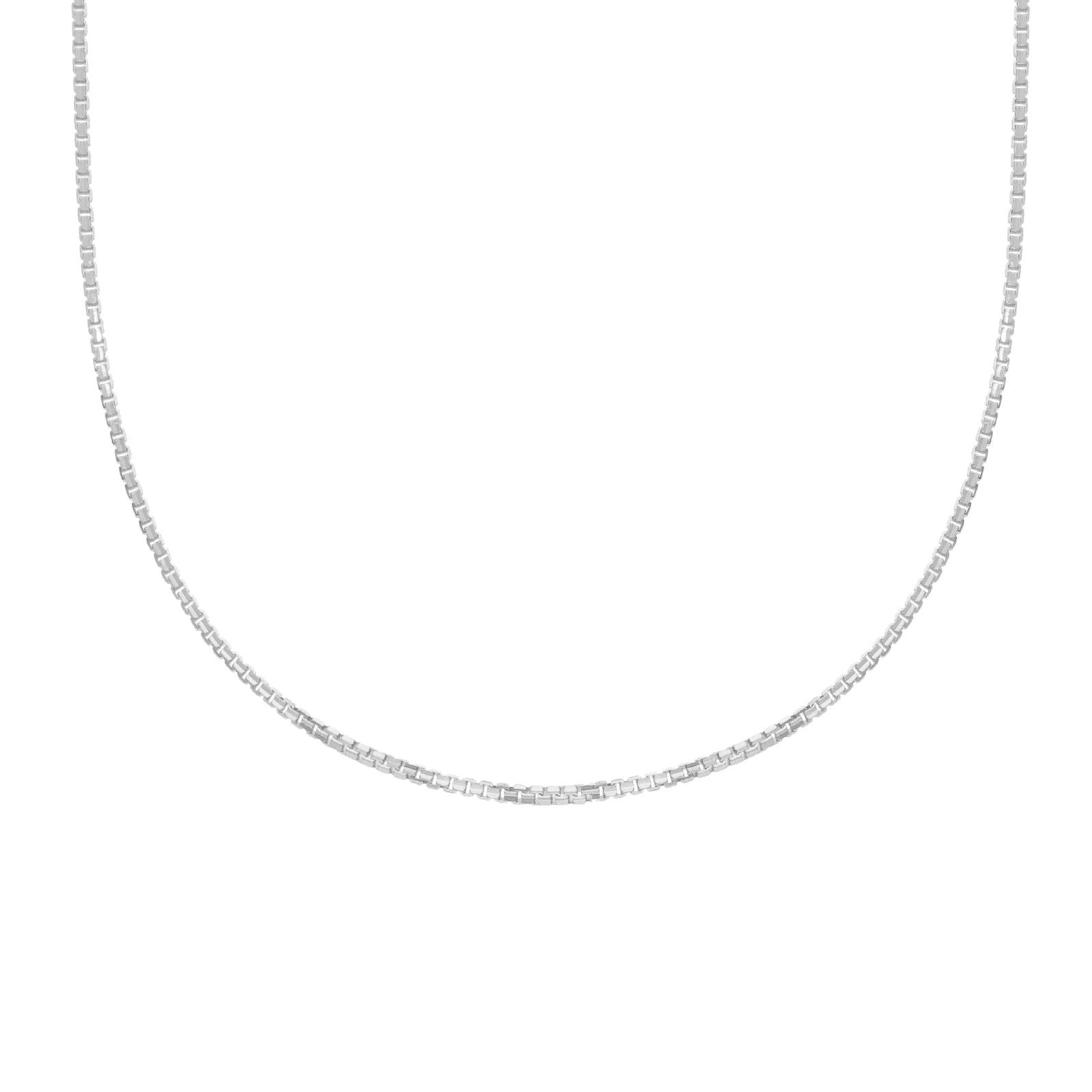 Collana donna JOY Gioielli in oro bianco e maglie ottagonali MVC058BB40-1